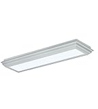 IMAGE OF WCM232R8 - American Fluorescent Traditional Wood Molding Decorative Flush Linear in White WCM232R8