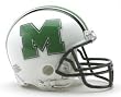 Marshall Thundering Herd Replica Mini Helmet w/ Z2B Mask