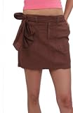 Clearance: Splendid Linen Blend Summer Skirt in Cocoa