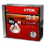 TDK 80-Min 700MB Music CD-R - 10Pk