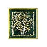 Pine Cone Embossed Sticker Seals