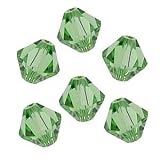 Swarovski Crystal #5301 4mm Bicone Beads "Peridot" (50)