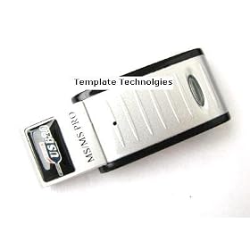 Template Technologies USB2.0 MS PRO & DUO reader for Sony memory - smallest reader in the World!