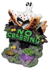 No Crabbing Sign Aquarium Ornament, Small