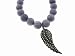 Blackened Wing with Diamonds on Sperunite Bead Bracelet by Sydney Evan