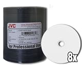 Taiyo Yuden/JVC - 100 x DVD-R ( G ) - 4.7 GB 8x - ink jet printable surface - storage media