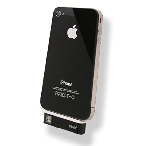 iFlash LED Camera Flash For iPhone 4, 3GS and 3G by Cyanics (Color Option: Black)