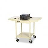 31X6nXhvmOL. SL160  Acco OT2129Q Adjustable Overhead Projector AV Cart w/4 Shelves, 39w x 20d x 29h, Putty  Category: AV Carts