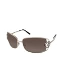 Giorgio Armani - Giorgio Armani Open Lens Logoed Metal Sunglasses light gold/gradient brown
