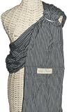 Maya Wrap Lightly Padded Ring Sling-New 2010 Colors (Medium, Dark Grey Stripe)