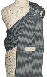 Maya Wrap Lightly Padded Grey Stripe)
