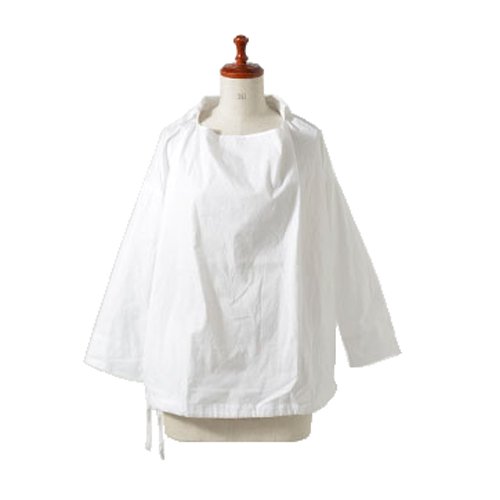 (カーキ)kha:ki バックギャザーサイドリボンブラウス mil-15sbl28b