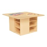 Cubbie Table with Twelve Trays Tray Type: No Tray