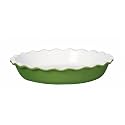 Emile Henry 12 inch Pie Dish, Vert