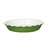 Emile Henry 12 inch Pie Dish, Vert