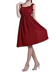 Short Pleated Chiffon Evening Dress/Bridesmaid Dress/Prom Dress/Party Dress  With a Sash 