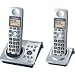 Panasonic Dect 6.0 Series Dual Handset Cordless Phone System with Answering System (KX-TG1032S)