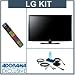 LG 47LD450 47 inch Class 1080p Full HD LCD TV with Accessory Kit (2 HDMI Cables, 1 RGB Cable, 1 Audio Cable, Plasma / LCD Clean Kit, Monster 6 Outlet Surge Protection)