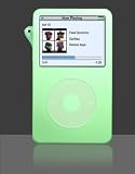 Leader (Green) Apple Ipod 30Gb G5 Video (Color Fade Resistant) Silicone Skin Case + 12V Car Charger