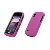 Hot Pink Soft Silicone Gel Skin Cover Case for Samsung Solstice A887 [Acces ....
