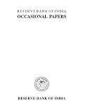 Occasional Papers - Reserve Bank of India
