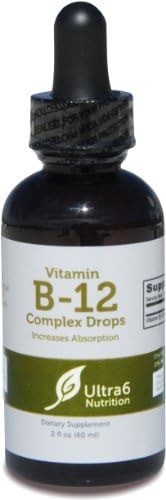 Ultra6 Vitamin B-12 Complex Drops- 2 Fluid Ounces