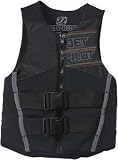 Jet Pilot black Skyhawk front zip comp vest size XL