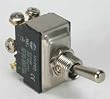 Power First 2LMZ7 Toggle Switch, Momentary, DPDT, 20/15A
