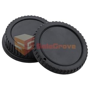 2x Camera Body + Rear Lens CAP Set for Canon Digital Rebel T1i T2i T3 T3i Xsi Xs