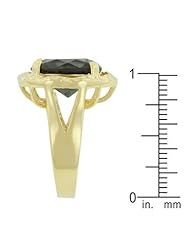 Smokey CZ Organic Ring