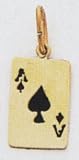 Ace of Spades Charm -A4948