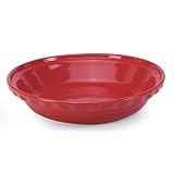 Chantal Ceramic Deep Dish Pie 9-1 2 Inch, Glossy Red by Chantal
