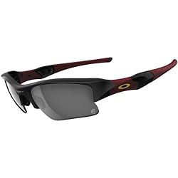 Oakley Flak Jacket XLJ Adult Sport Casual Wear Sunglasses - Matte White/Jade Iridium
