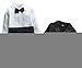 EGELEXY Baby Boys Tuxedo Wedding Romper and Jacket Formal Wear Suit