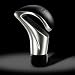 MOMO F16 EVO Manual Shift Knob In Titanium with Black Leather.  F16EBK1