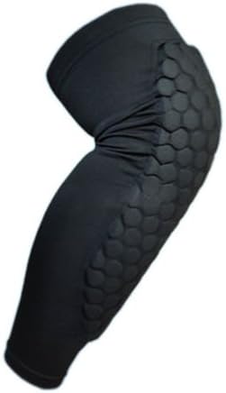 Strong Honeycomb Protective Pad Long Leg Knee Shin Short Sleeve Support Crashproof Antislip Basketball Sport