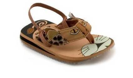 Cobian THE LION Toddler Sandals in Tan