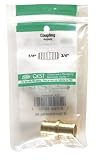 Brass Coupling, 3/4 x 3/4