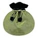 silk bag - forest green