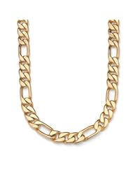 4mm Italian Silver 18k Gold Plated Figaro Link Chain Necklace and Bracelets 8" 16" 18" 20" 22" 24" 26" 30"