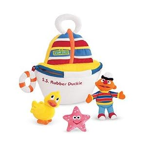 Sesame Street S.S. Rubber Duckie Playset 8.5 inch by 