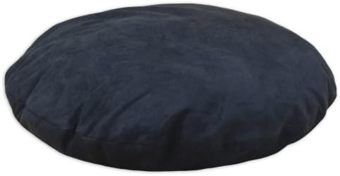 Chooty Passion Suede Simply Soft-PS Round Pet Bed, 36-Inch, Black