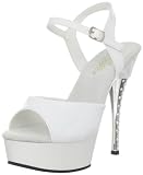 Pleaser Womens Diamond-609/W/M Ankle-Strap Sandal Sandals