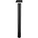 Black Adjustable Table Leg Set - Set of 4
