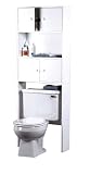 White Bathroom Storage Cabinet By Ameriwood Furniture