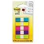 Post-it Flags, 1/2", Assorted Colors, 100/Dispenser MMM6835CB