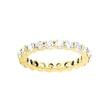 31X7XM1lwWL. SL160  14K Yellow Gold 2 ct. Diamond Bridal Eternity Wedding Band