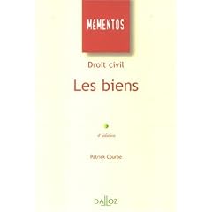 Les biens : Droit civil