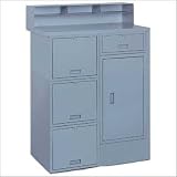 Lyon Workspace Products 2257(PP) Four-Drawer Modular Cabinet/Desk Desk Color: Putty
