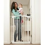Extra-Tall Swing Close Security Gate - White